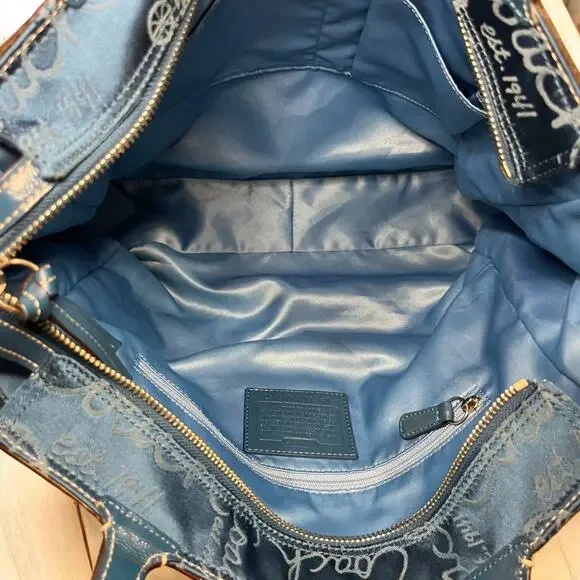 Y2K Coach F15157 Gallery Horse & Carriage Tote & Turnlock Checkbook Wallet - Picture 6 of 16